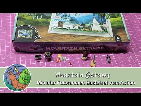 Mountain Getaway - Miniatur Fotorahmen Bastelset vom Action Part 1 | Die ersten Teile basteln ✂