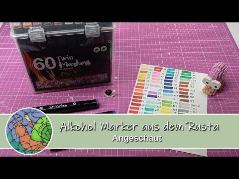 Rusta Alkohol Marker 🎨| Ich teste Alkohol Marker vom Rusta
