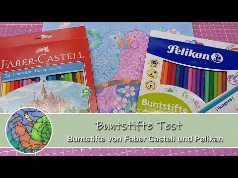 Ich teste die Buntstifte von Faber-Castell und Pelikan - Buntstifte im Test