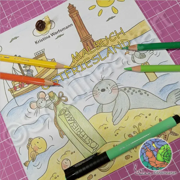 Malbuch Ostfriesland Ich teste das Ausmalbuch & passende Stifte