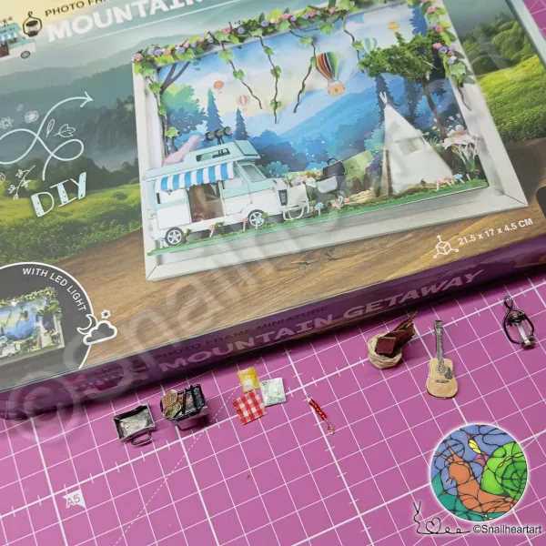Mountain Getaway - Miniatur Fotorahmen Bastelset vom Action