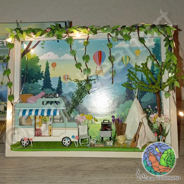 Mountain Getaway Miniatur Fotorahmen Bastelset vom Action