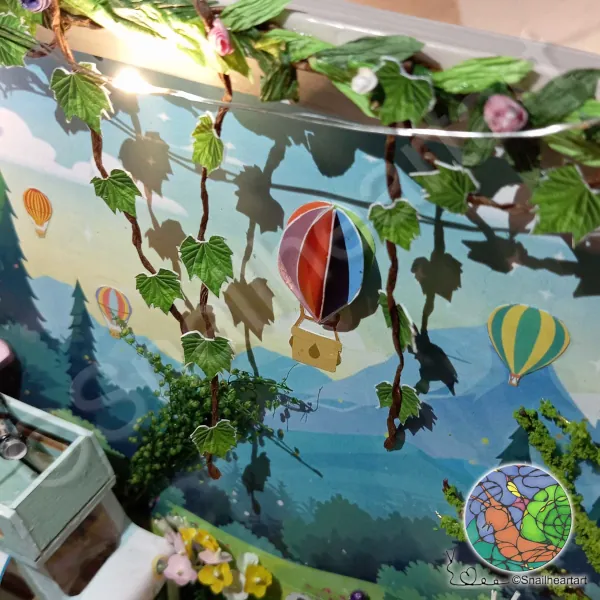 Mountain Getaway Miniatur Fotorahmen Bastelset vom Action