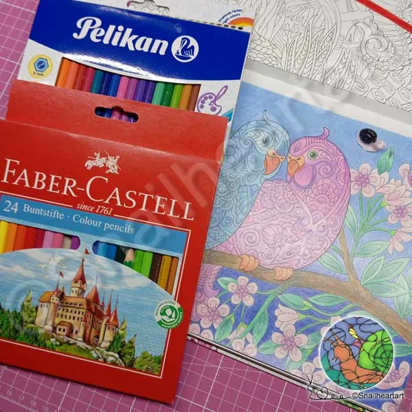 Ich teste Buntstifte von Faber-Castell und Pelikan