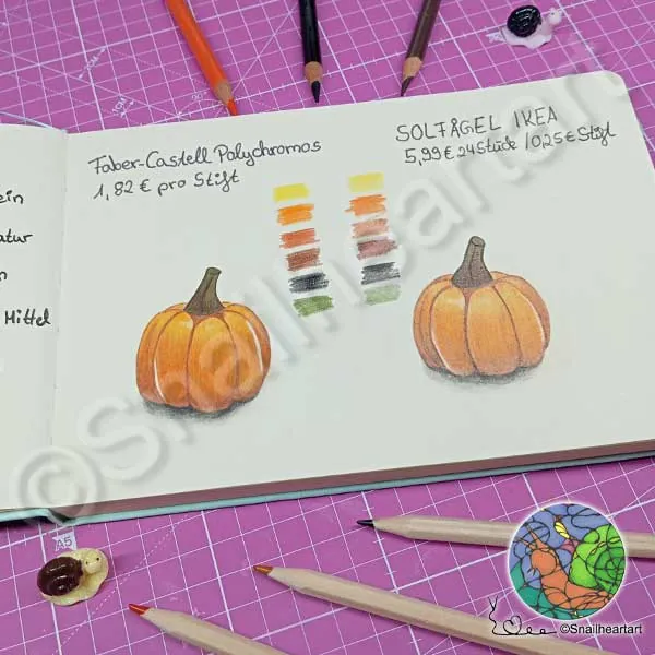 Faber-Castell Polychromos vs. IKEA SOLFÅGEL