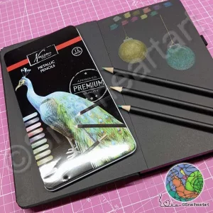 Rusta Metall-Buntstifte im Test 🎨 Glitzernde Farben im Action-Skizzenbuch