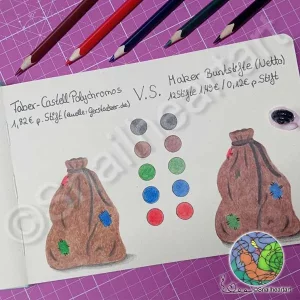 Faber-Castell Polychromos v.s. Maker Buntstifte vom Netto